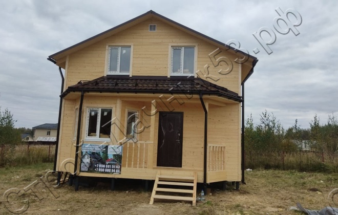 3 Каркасный дом Д-9, 7х7м, 89 М², Московская область, Раменский район, СНТ «ИС Базис» (31)